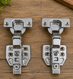 Bản Lề Tủ Thép Lắp Cong Inox 201