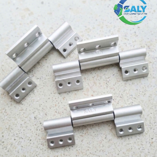 Bản Lề 4D Cánh Cánh/ Cánh Khung SALY - Màu Bạc/Màu Đen 